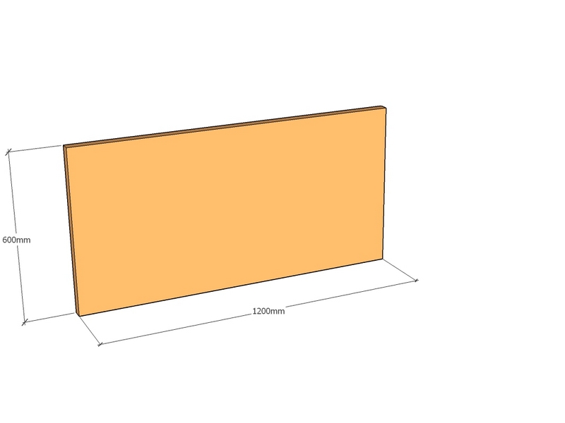 Corten Panel 1500 x 600 x 3mm Std