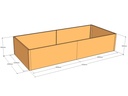 Rectangular planter 3100L x 1300W x 600T