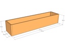 Rectangular planter 2500L x 550W x 450T