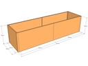 Rectangular planter 3100L x 850W x 750T