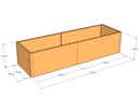 Rectangular planter 2350L x 700W x 525T