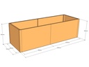 Rectangular planter 2050L x 700W x 600T