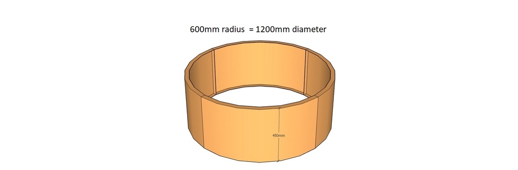 Round planter 600rad x 450T-2