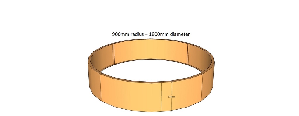 Round planter 900rad x 375T-2
