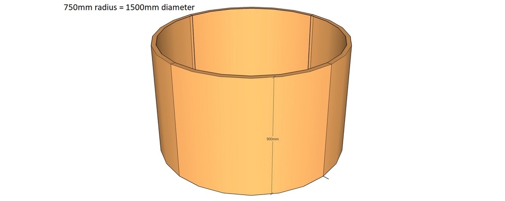 Round planter 750rad x 900T-2