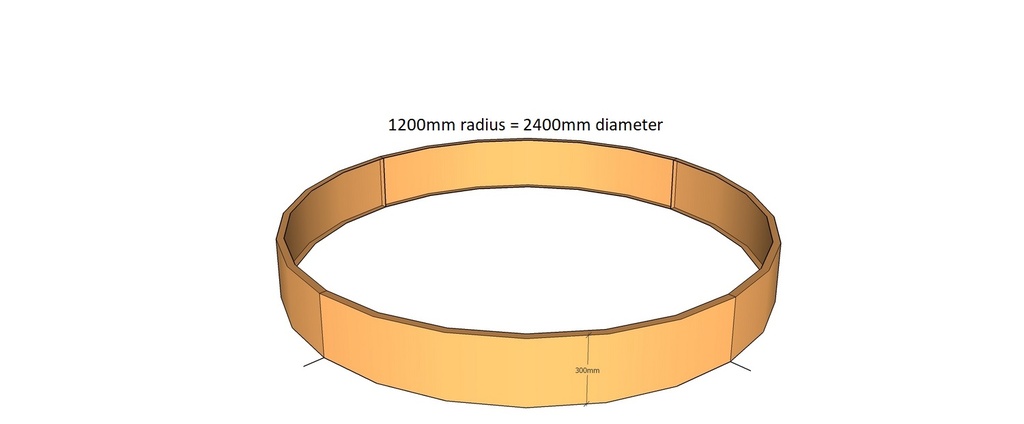 Round planter 1200rad x 300T-2