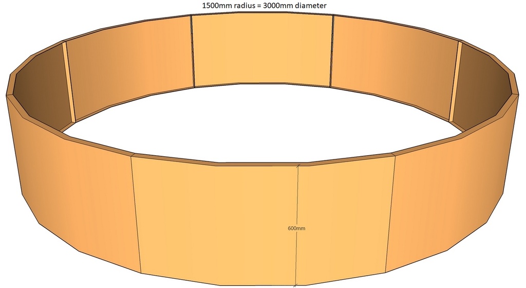 Round planter 1500rad x 600T-3