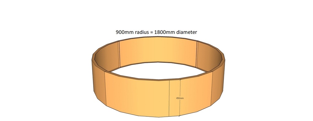 Round planter 900rad x 450T-3