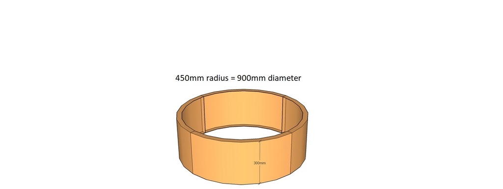 Round planter 450rad x 300T-2