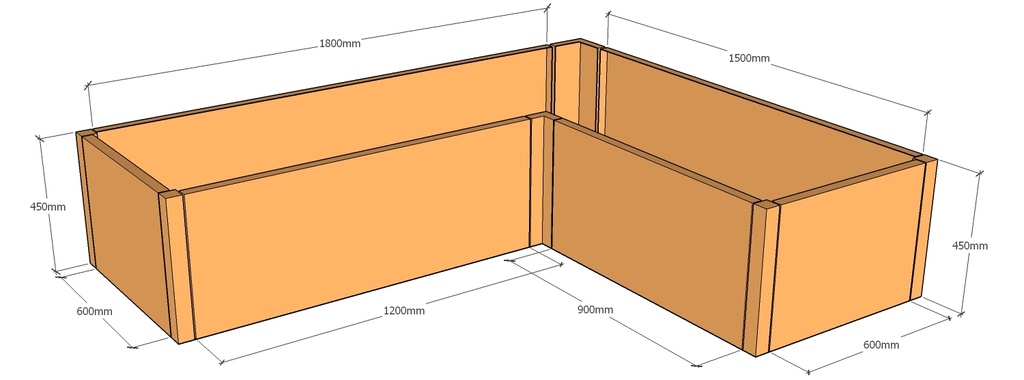 L-shaped 2000-1700-700-450T