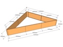 Triangle Planter 3250-2300-2300-450mm T