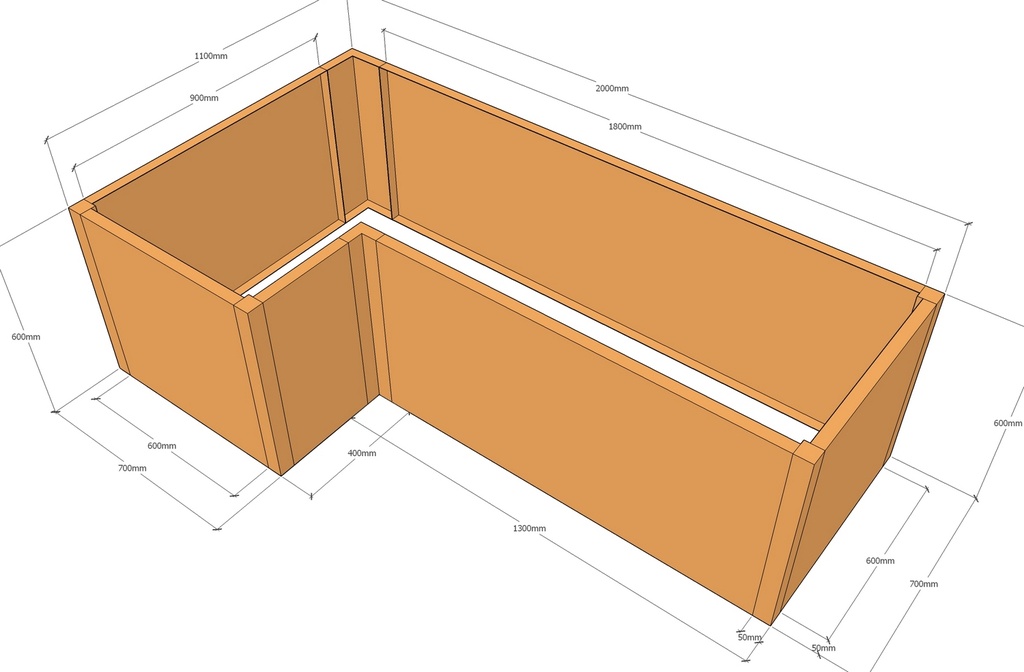 L-shaped 2000-1100-700-600T