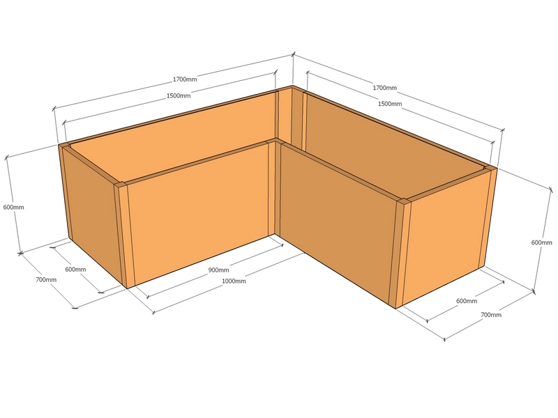 [CorPlaL1700-1700-700-600] L-shaped 1700-1700-700-600T