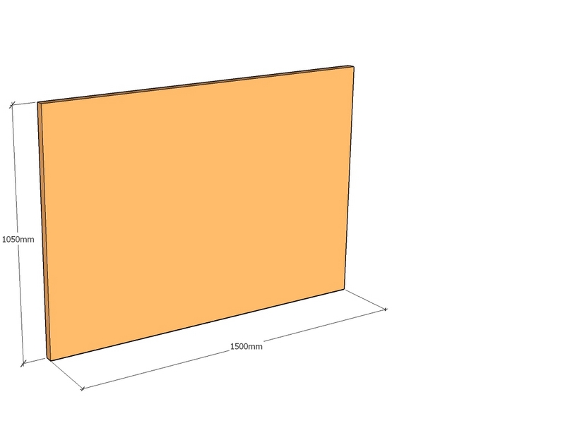 Corten Panel 1500 x 1050 x 3mm Top