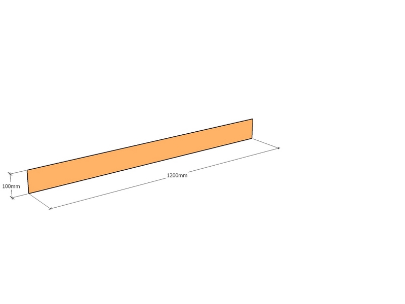 [CorEdg1200-100-3] Corten Edge 1200 x 100 x 3mm