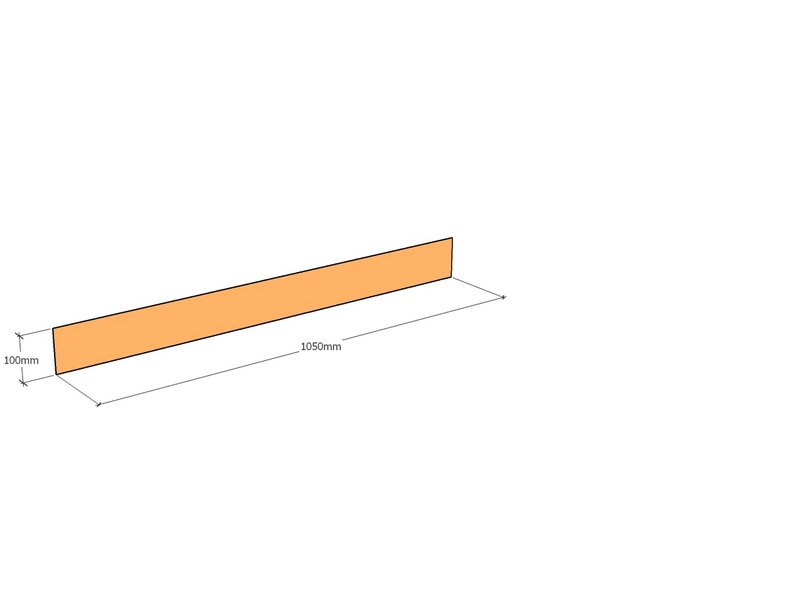 [CorEdg1050-100-3] Corten Edge 1050 x 100 x 3mm